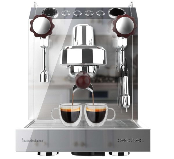 CECOTEC Baristeo Classic manuell espressomaskin, rostfritt st&aring;l