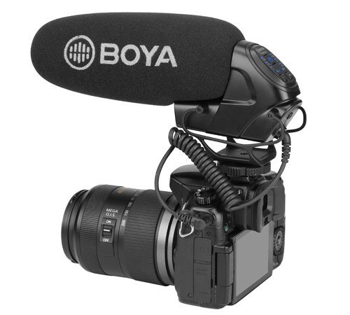 Boya super-cardioid shotgun -microphone
