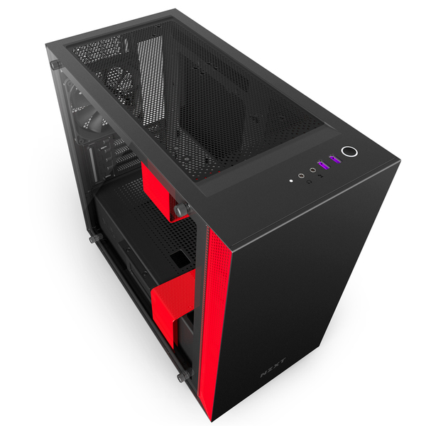 NZXT H400i - Matte Black/Red