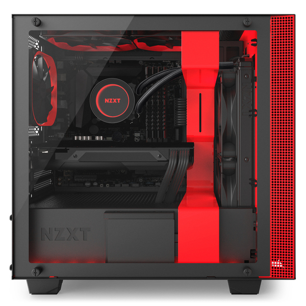 NZXT H400i - Matte Black/Red