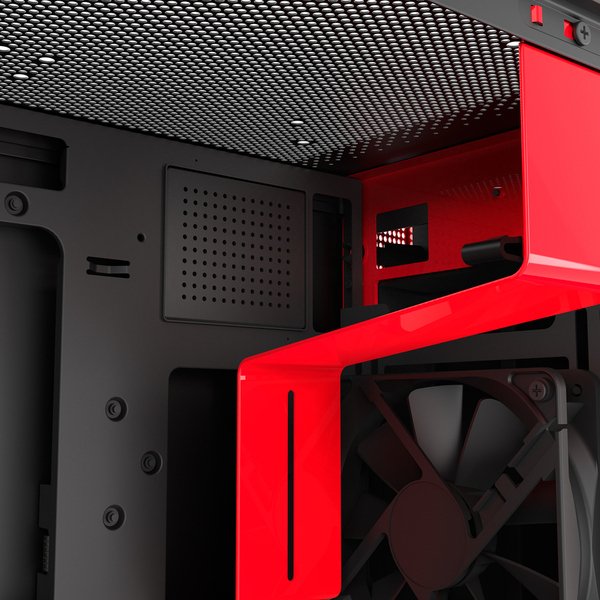 NZXT H400i - Matte Black/Red