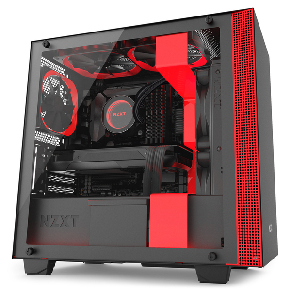NZXT H400i - Matte Black/Red