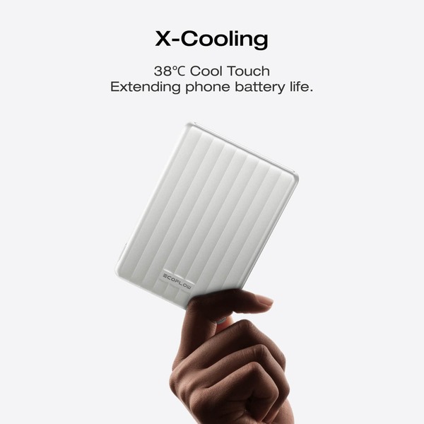 EcoFlow RAPID Mag Power Bank 5KmAh 7.5W, Pearl white