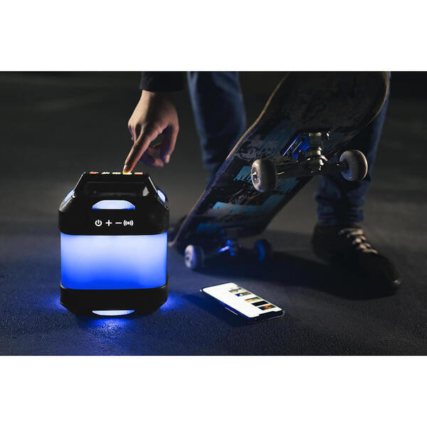 KITSOUND H&ouml;gtalare SLAM 70 Party Speaker Tr&aring;dl&ouml;s 360-RGB-Light Multipairing