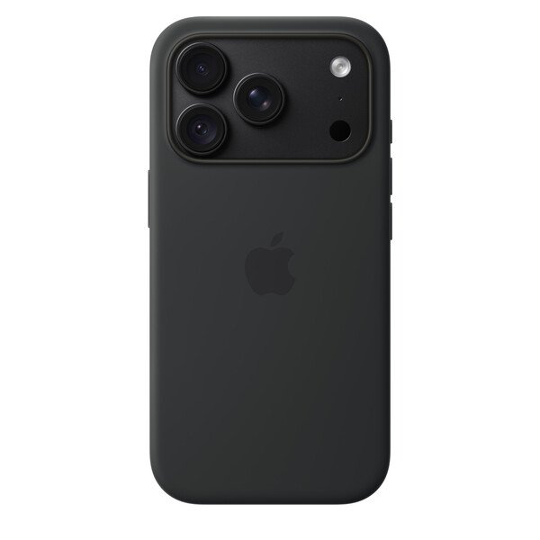 Apple iPhone 18 Pro -silikonikuori MagSafella, musta