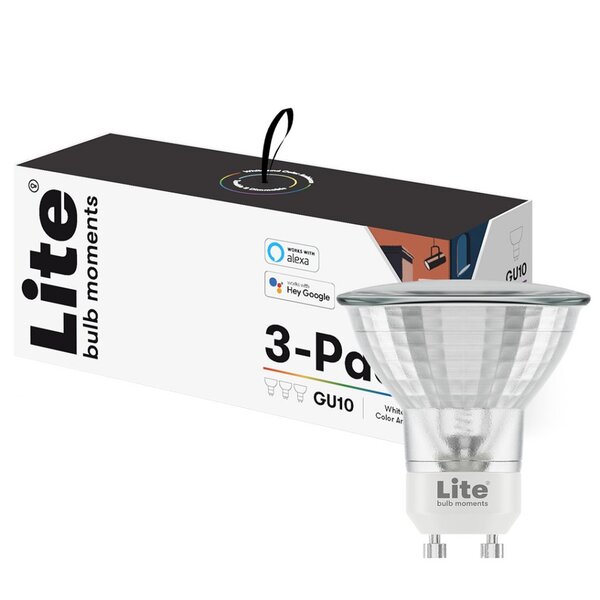 Lite bulb moments white &amp; color ambience (RGB) GU10 LED-lampa - 3-Pack