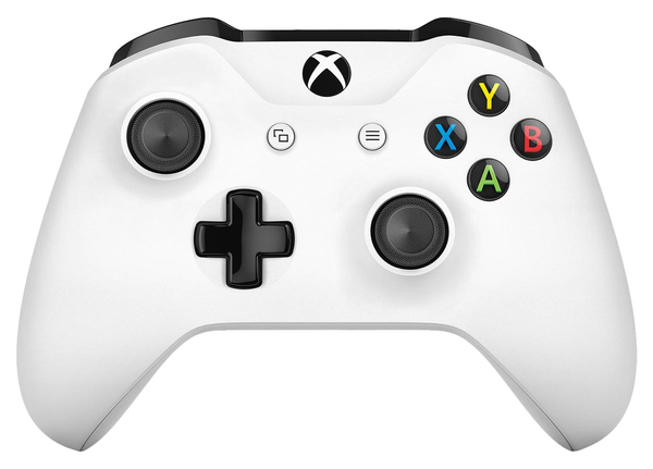 MS Xbox One S Wireless Controller White (Xbox One &amp; WIN 10, Bluetooth)