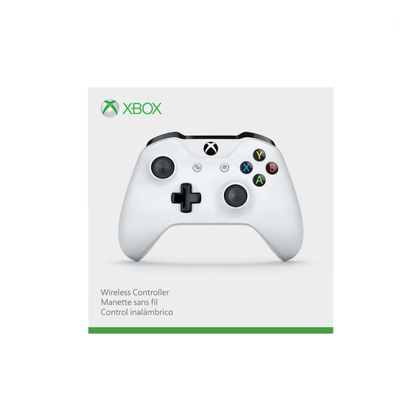 MS Xbox One S Wireless Controller White (Xbox One &amp; WIN 10, Bluetooth)
