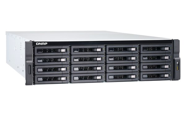 QNAP TS-1673U-RP-8G 16-bay rackmount NAS AMD RX-421ND 4-core 2.1GHz up to 3.4GHz 8GB DDR4 RAM (max 64GB) 2 x M.2 22802260 SATA 6Gbs