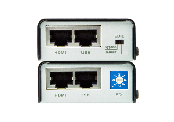 ATEN HDMI ja USB-jatke Ethernet-kaapeliin, 3D, 60m, HDCP, musta
