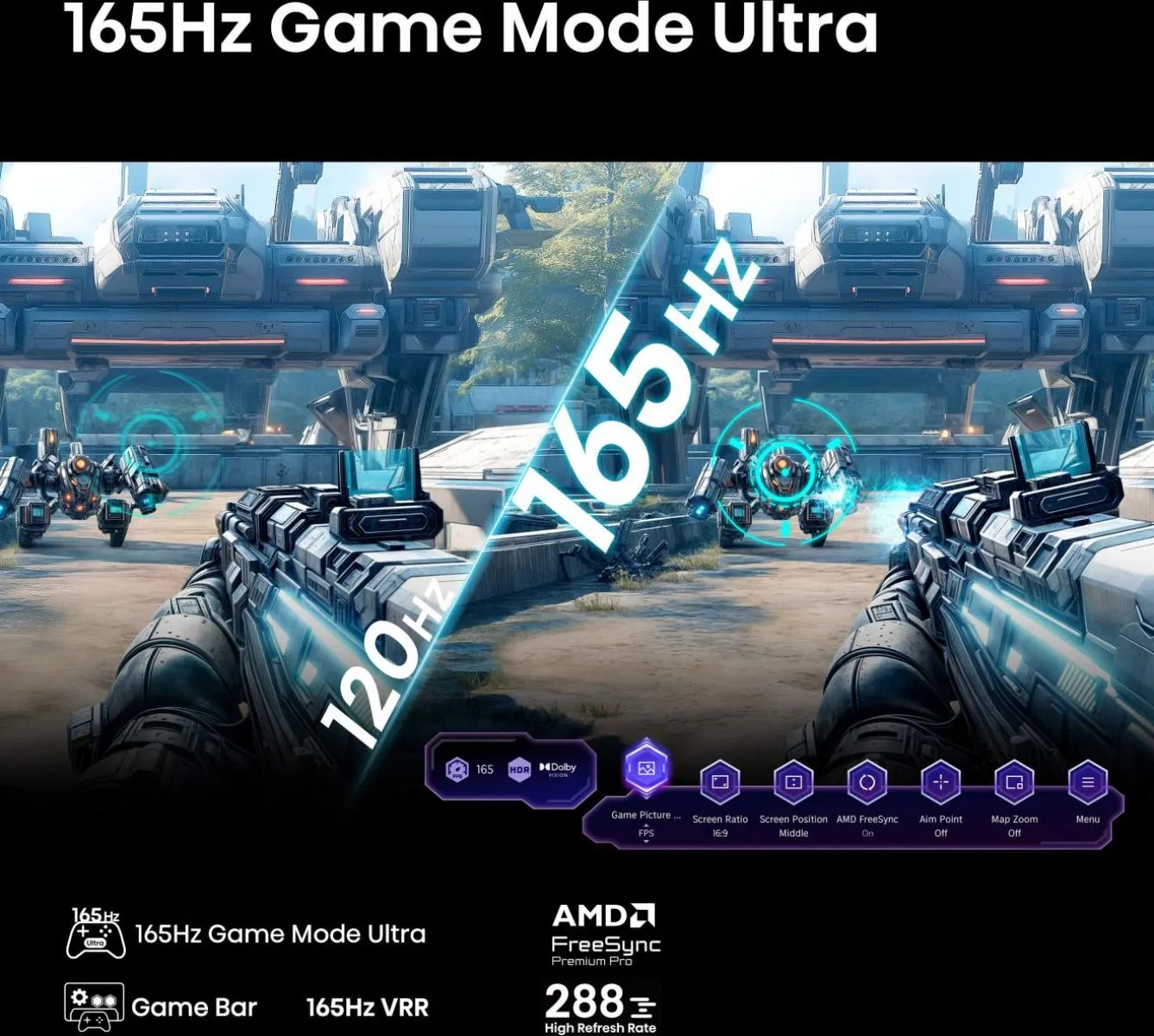 Hisense 100U8Q 100" 4K ULED Mini LED Google TV, 165 Hz, HDR10+, Dolby Vision