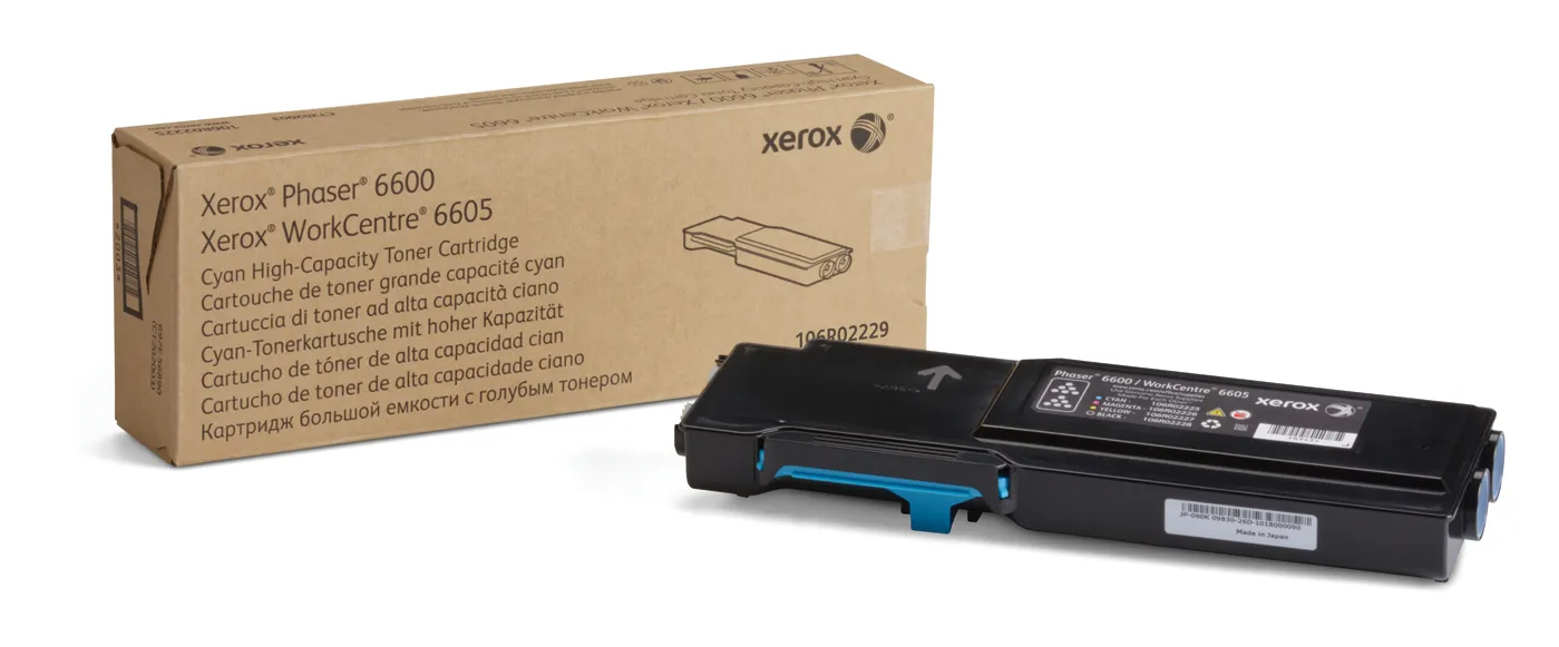 Xerox 106R02229 XL toner cartridge, Cyan