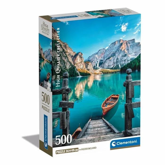 Clementoni High Quality Collection Braies Lake - pussel, 500 bitar