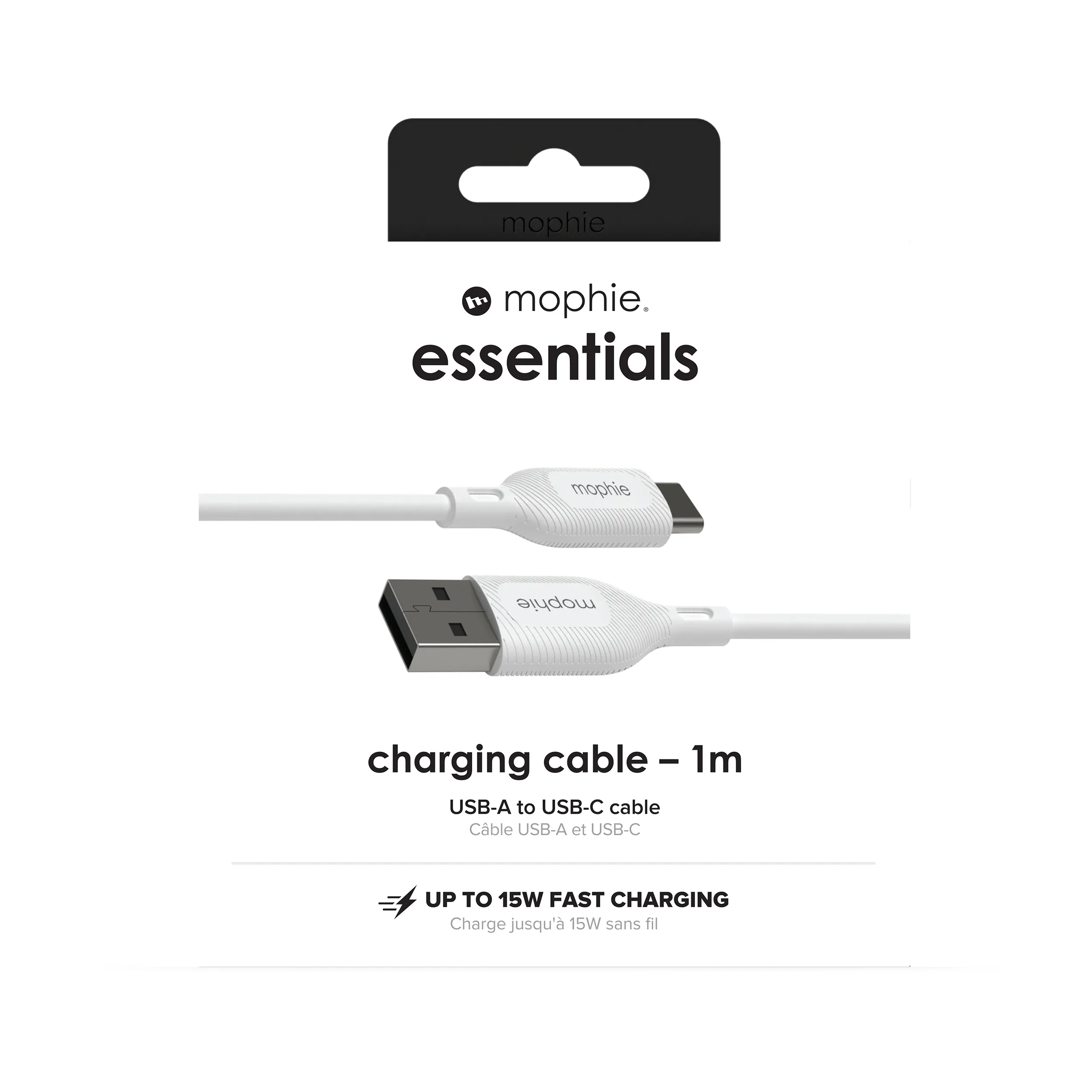 MOPHIE CABLE USB-A USB-C - 1M WHITE