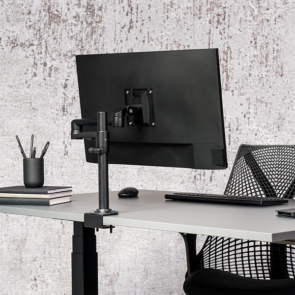FORMING FUNCTION Hold 15 Monitor Arm, for 1 monitor, with gas spring, 14kg, Black