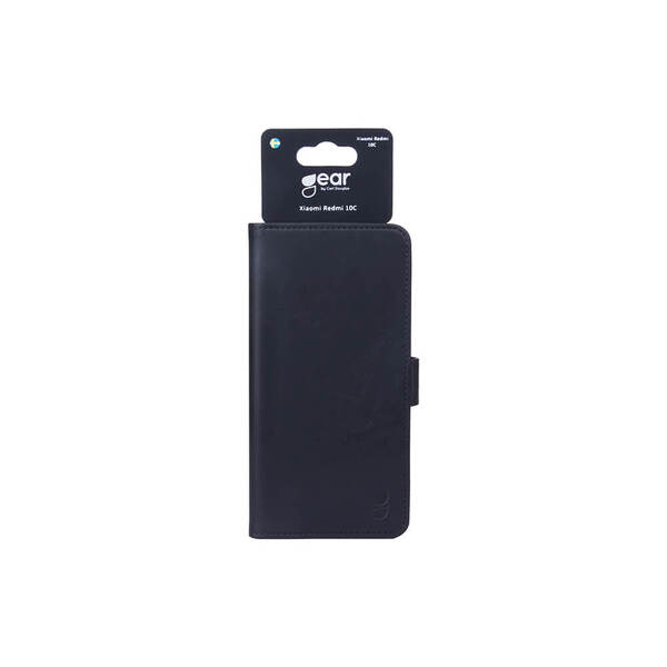 GEAR Wallet, Redmi 10C - pl&aring;nboksfodral, Svart