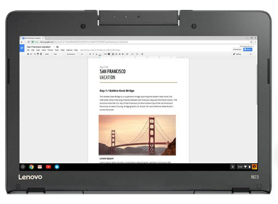 Lenovo 11.6" N23, 32GB, Chrome OS - Notebook