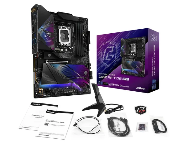 ASRock Phantom Gaming Z890 Riptide WiFi 7 LGA1851 ATX - motherboard