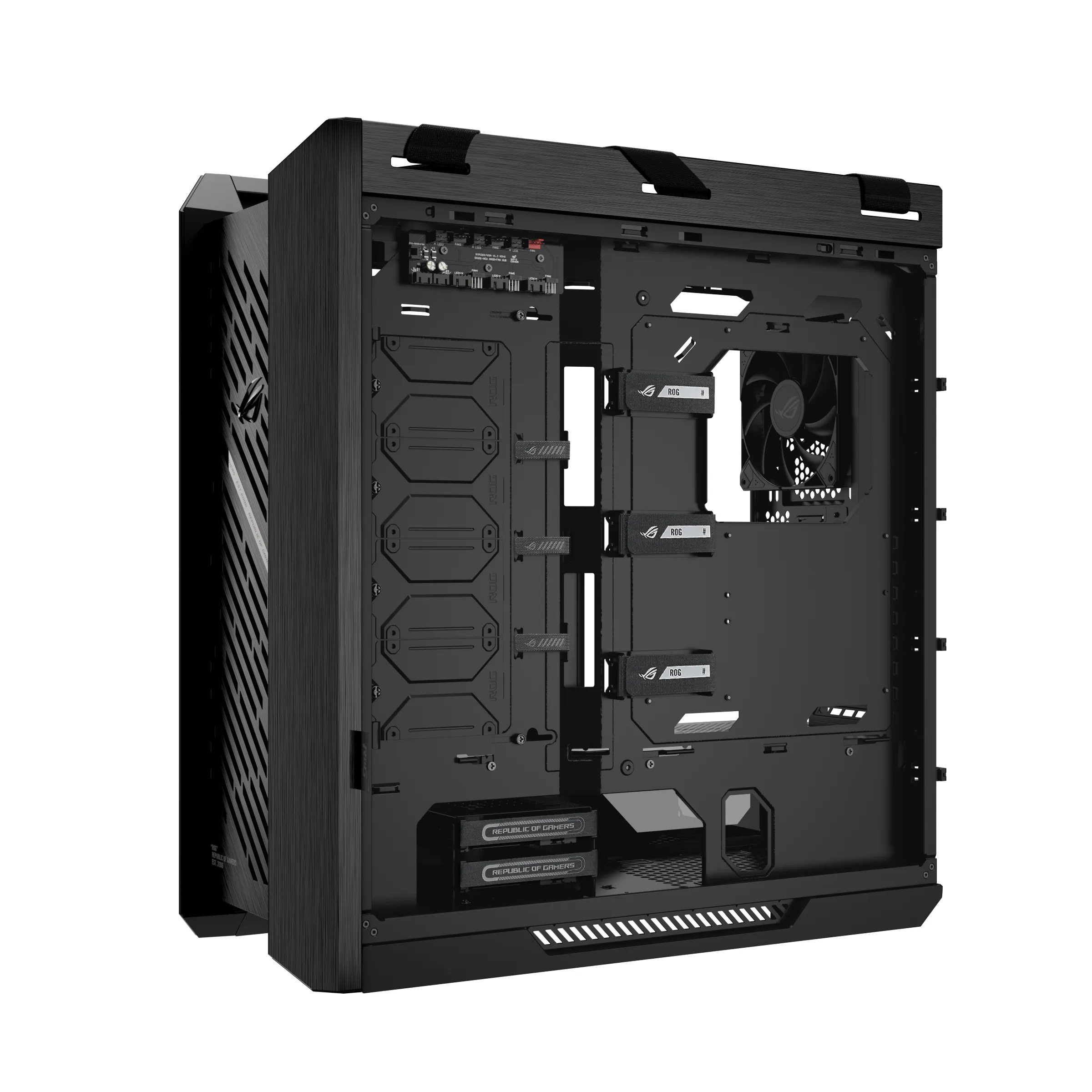 ASUS ROG Strix Helios II GX601S Midi-Tower Case with window, Black ASUS ROG Strix Helios II GX601S Midi-Tower Case with window, Black