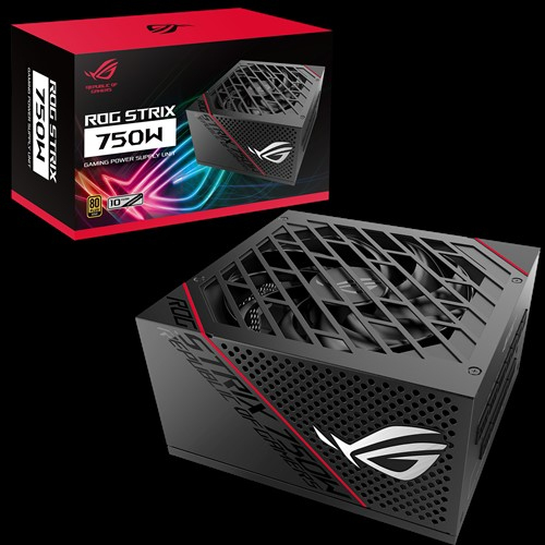 Asus ROG Strix 750W -virtal&auml;hde, 80 Plus Gold