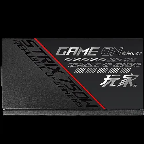 Asus ROG Strix 750W -virtal&auml;hde, 80 Plus Gold