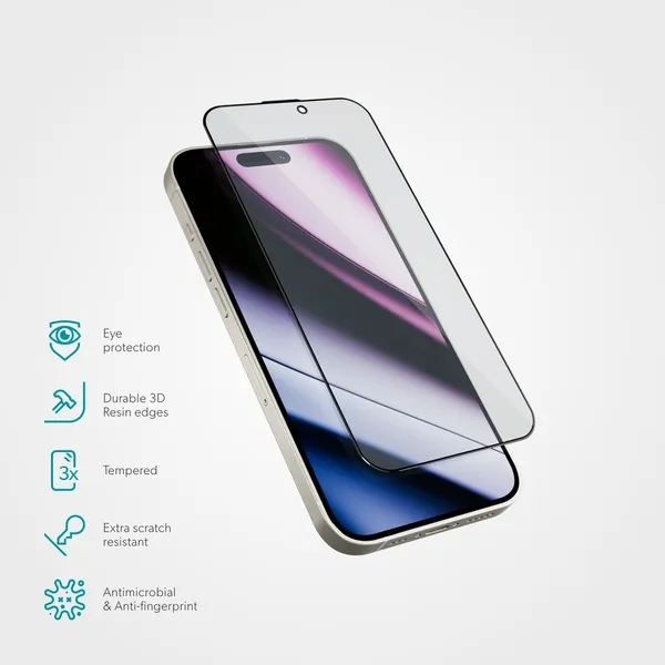 Epico AntiBlue Glass 3D for iPhone 16 Pro Max