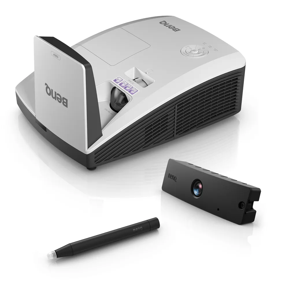 BenQ MH856UST+ Ultra Short Throw DLP Full HD 3500 ANSI lm Projector, Black, White