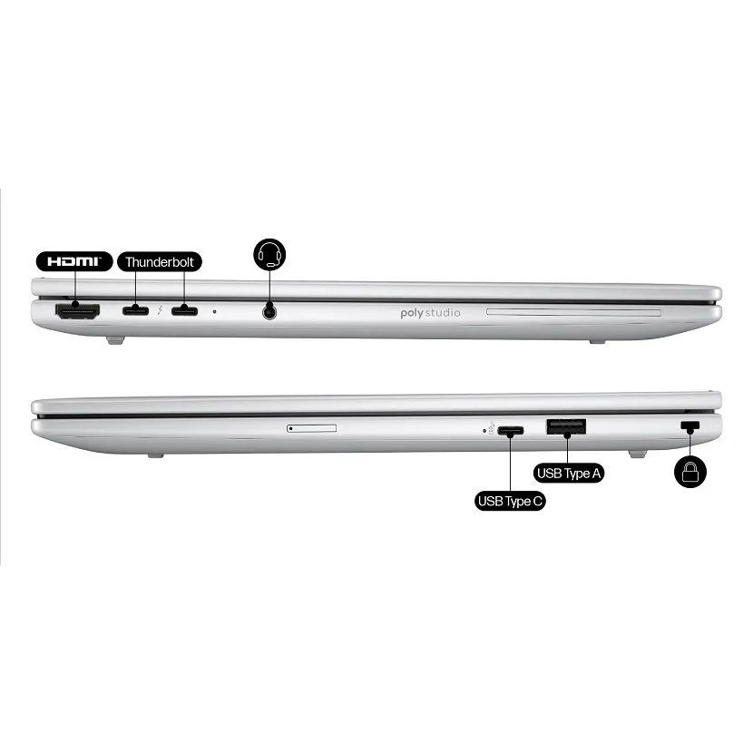 HP 14&quot; EliteBook 8G1i, Intel Core Ultra 5 225U, 24GB RAM, 512GB SSD, Windows 11 Pro - notebook