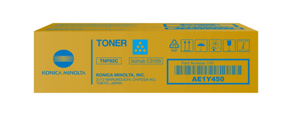 Konica Minolta TNP92C-laservärikasetti, cyaani