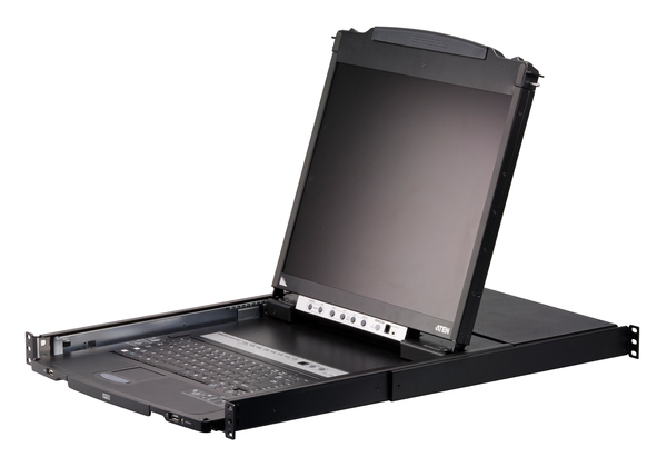 ATEN KVM-kytkin 1-8, 19&quot; 1U, 19&quot; LCD-n&auml;ytt&ouml;