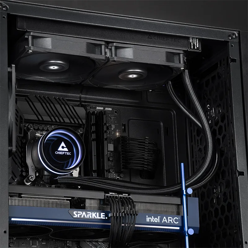 Chieftec Iceberg 240 - liquid cooler, black