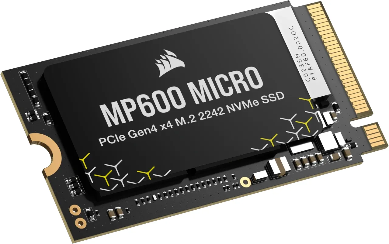 Corsair MP600 MICRO 2TB, PCIe 4.0, M.2 - SSD