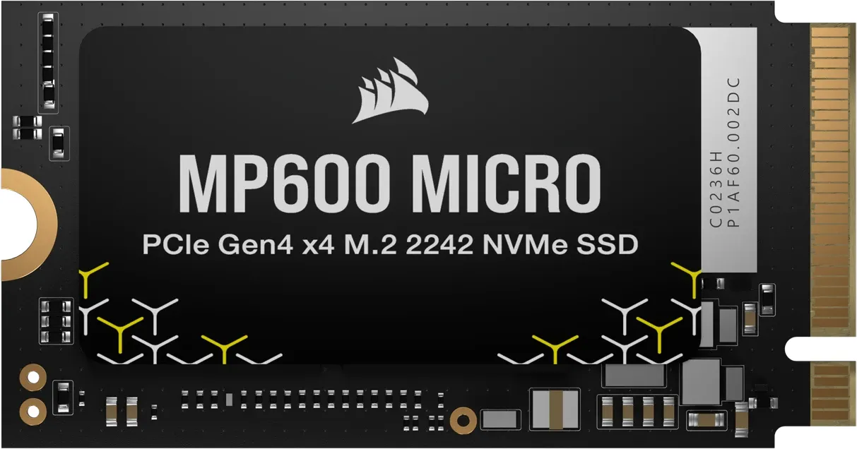 Corsair MP600 MICRO 2TB, PCIe 4.0, M.2 - SSD