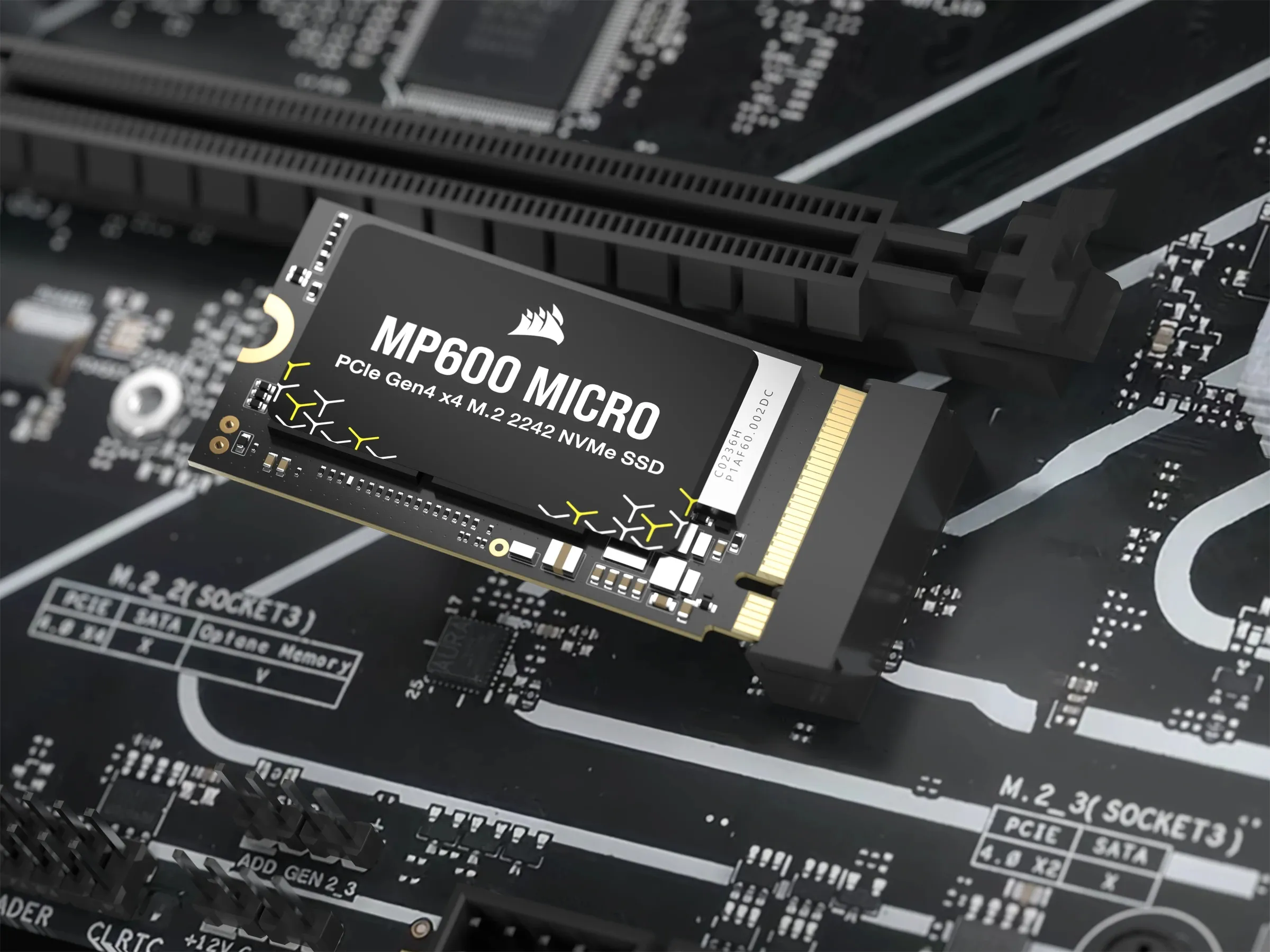 Corsair MP600 MICRO 2TB, PCIe 4.0, M.2 - SSD