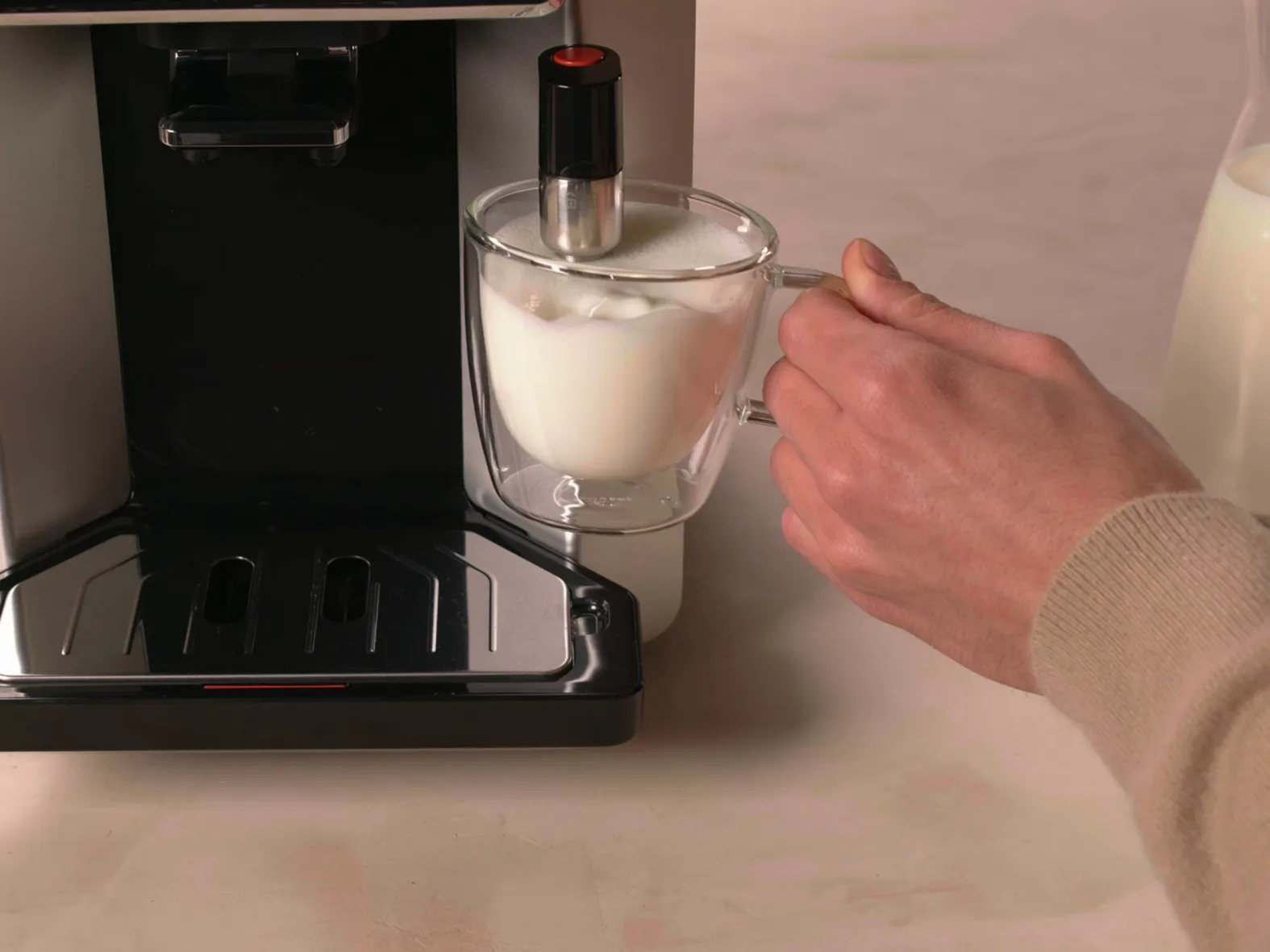 KRUPS Sensation C90 EA910A helautomatisk espressomaskin, svart, krom