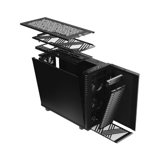 Fractal Design Define 7 - Mid Tower case, Black Solid