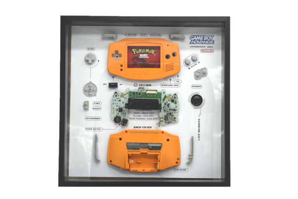 GRC Retro Art Nintendo Gameboy Advance Console - display, Glacier
