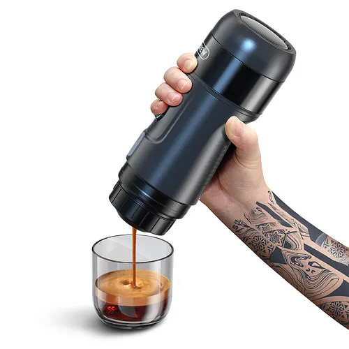 HIBREW H4A b&auml;rbar espressomaskin, svart