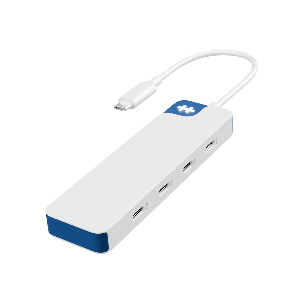 Hyper® Hyperdrive FLEX 4 port USB-C Hub, Blue