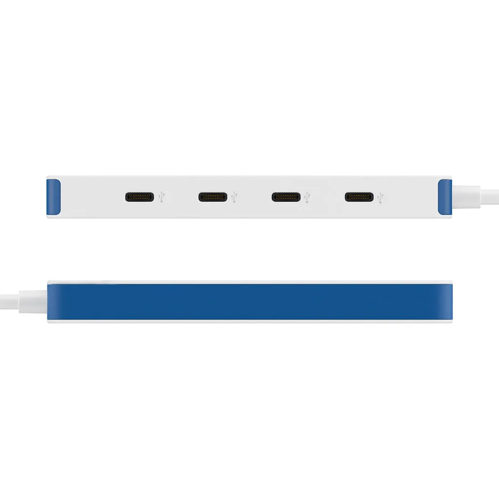 Hyper&reg; Hyperdrive FLEX 4 port USB-C Hub, Blue