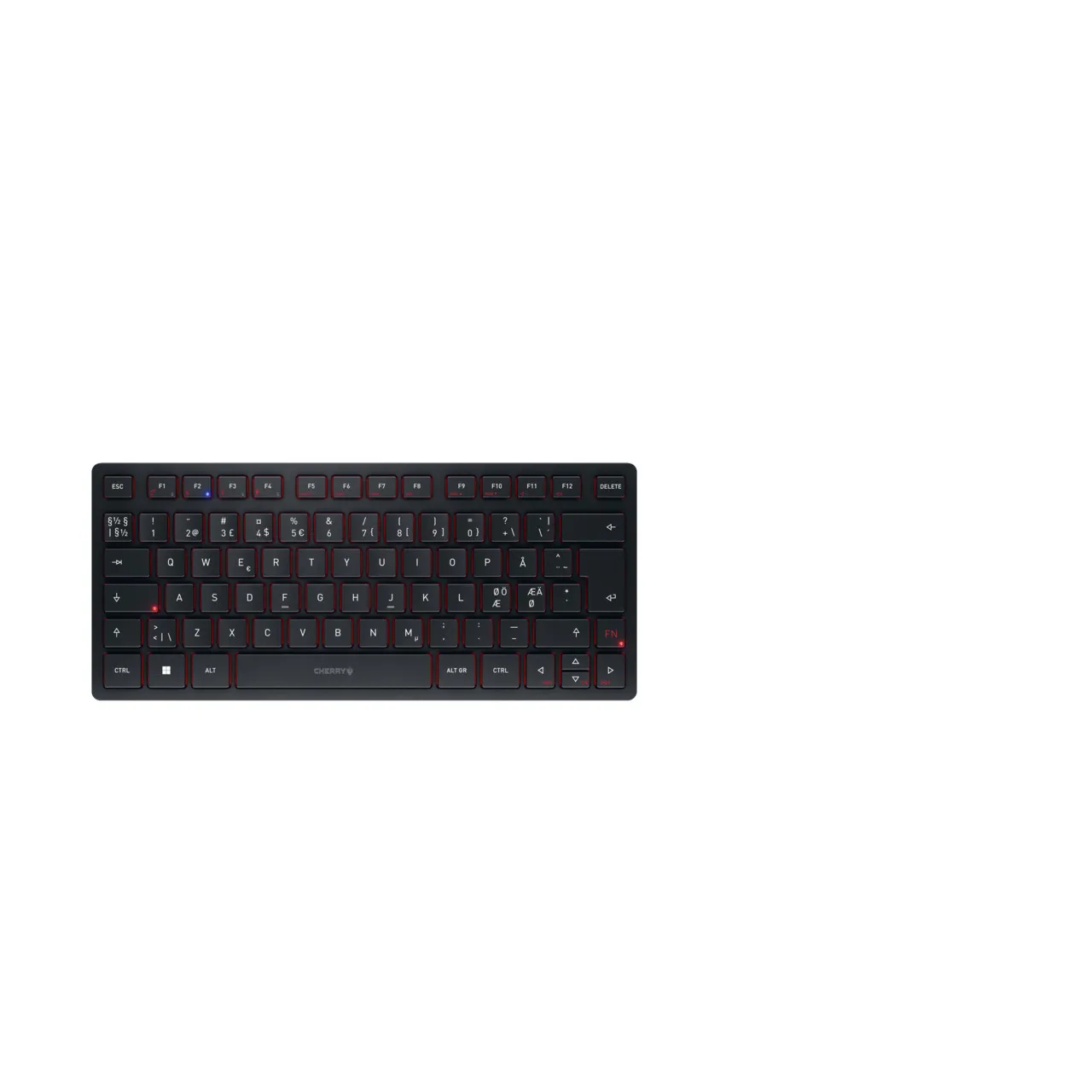 Cherry KW 9200 Mini -langaton n&auml;pp&auml;imist&ouml;, musta