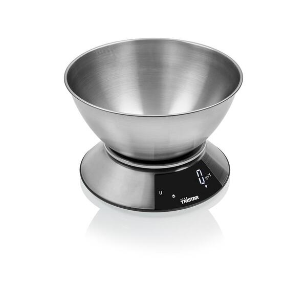 Tristar digitaalinen keitti&ouml;vaaka 2 L ter&auml;skulholla 5 kg (KW-2453)