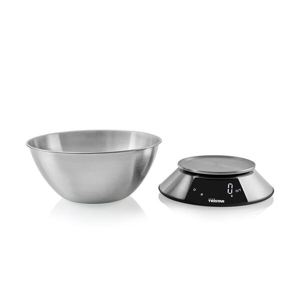 Tristar digitaalinen keitti&ouml;vaaka 2 L ter&auml;skulholla 5 kg (KW-2453)