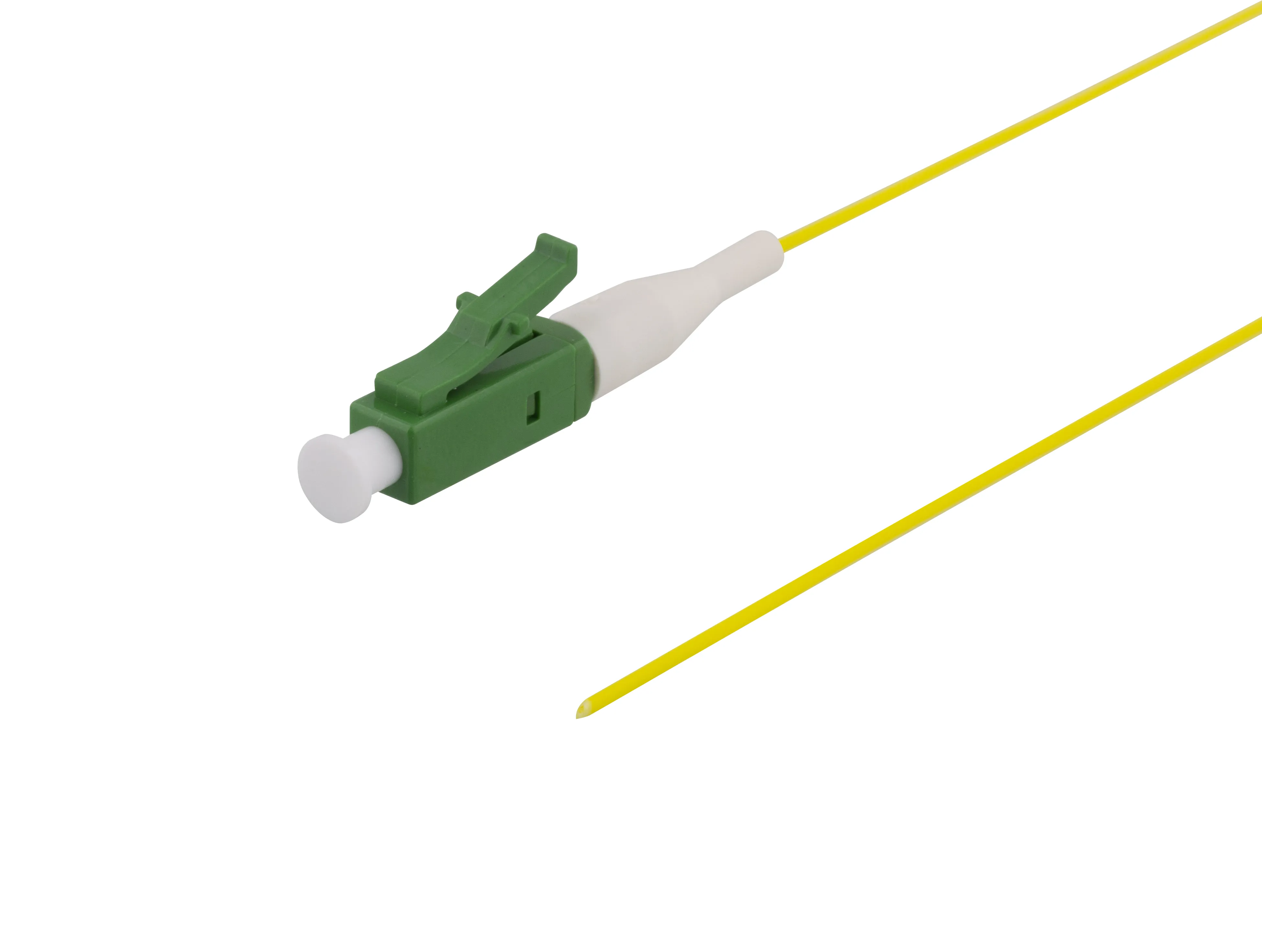 DELTACO OS2 fibersvans, LC, simplex, APC, 9/125, 1,5m