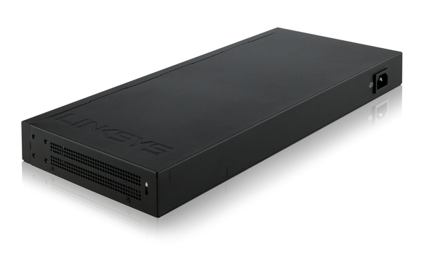 Linksys Smart LGS318 - Kytkin - Hallinnoitu - 16 x 10/100/1000 + 2 x combo Gigabit SFP - r&auml;kkiin asennettava - AC 100/230 V