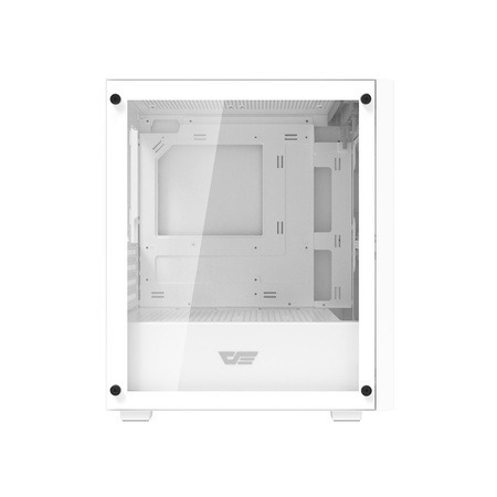 DARKFLASH M305 Mini-Tower Case with window, White