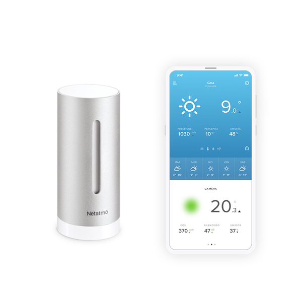 Netatmo Extra inomhussensor - s&aring; mycket mer &auml;n en vanlig Wi-Fi v&auml;derstation!