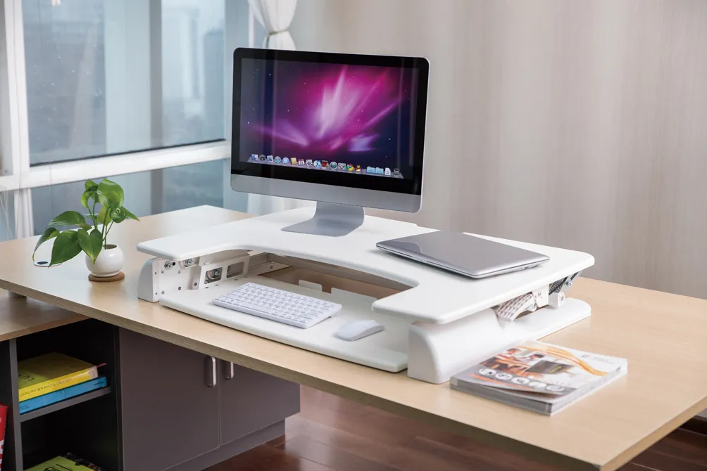 NS-WS100WHITE stand-sit workstand