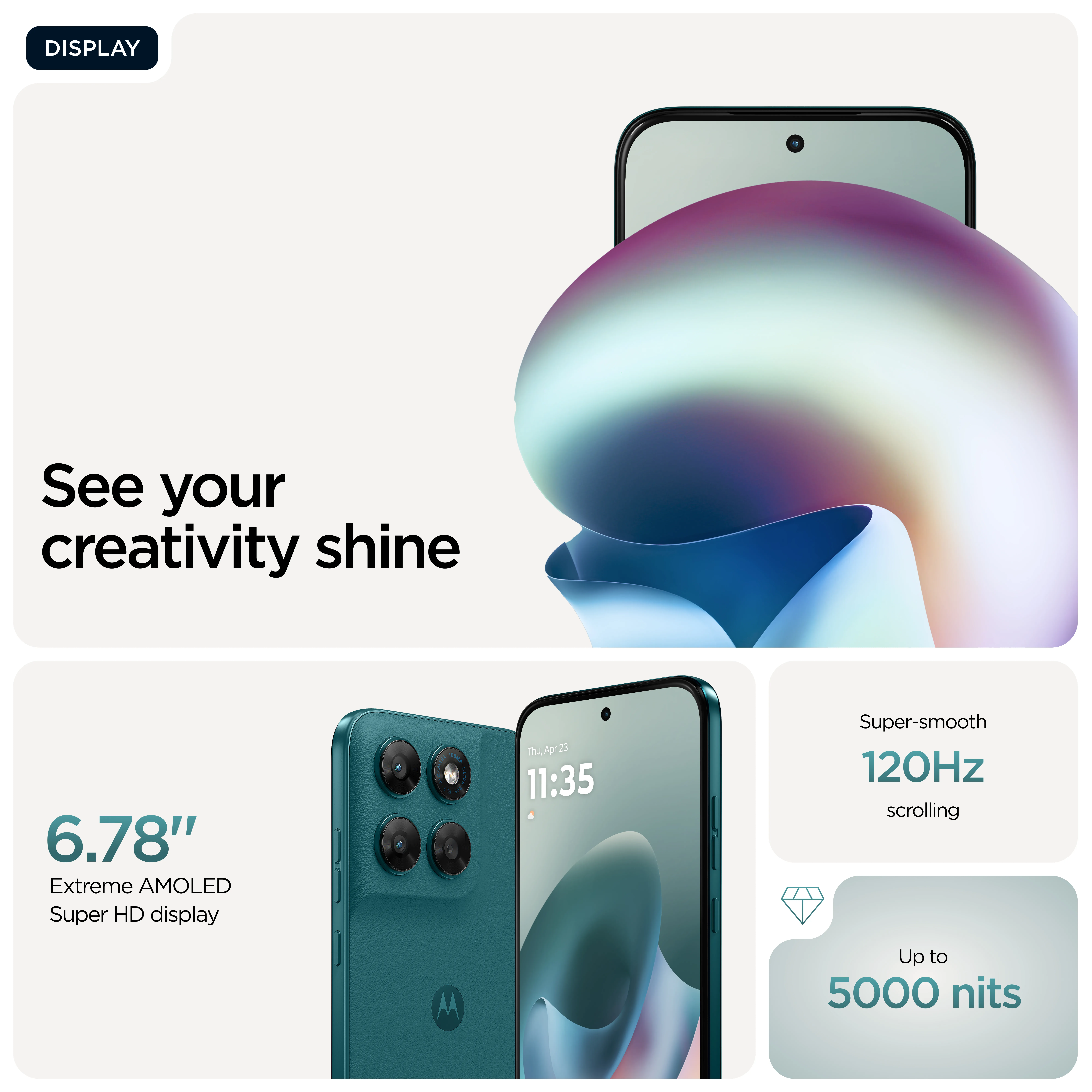 Motorola moto g77 8/128GB, Pantone Shaded Spruce