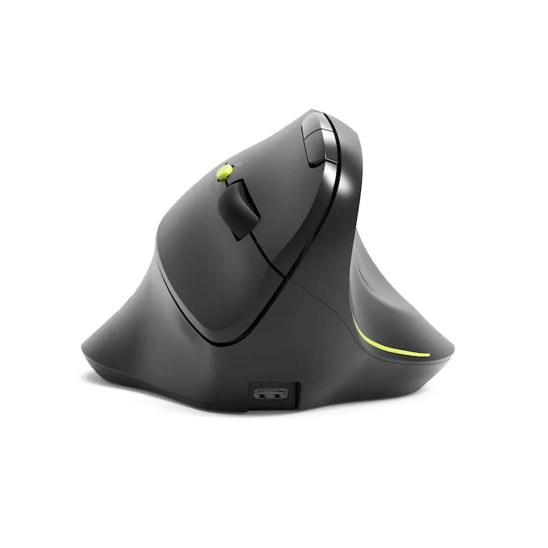 PORT Designs PD-910200 tr&aring;dl&ouml;s ergonomisk mus, svart